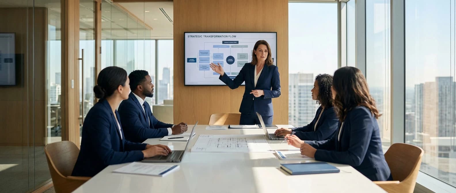 Finance Transformation & Process Optimization — editorial hero